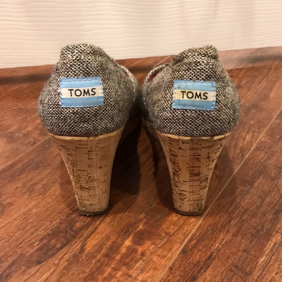 Toms Sparkle Wedges - Picture 3 of 4
